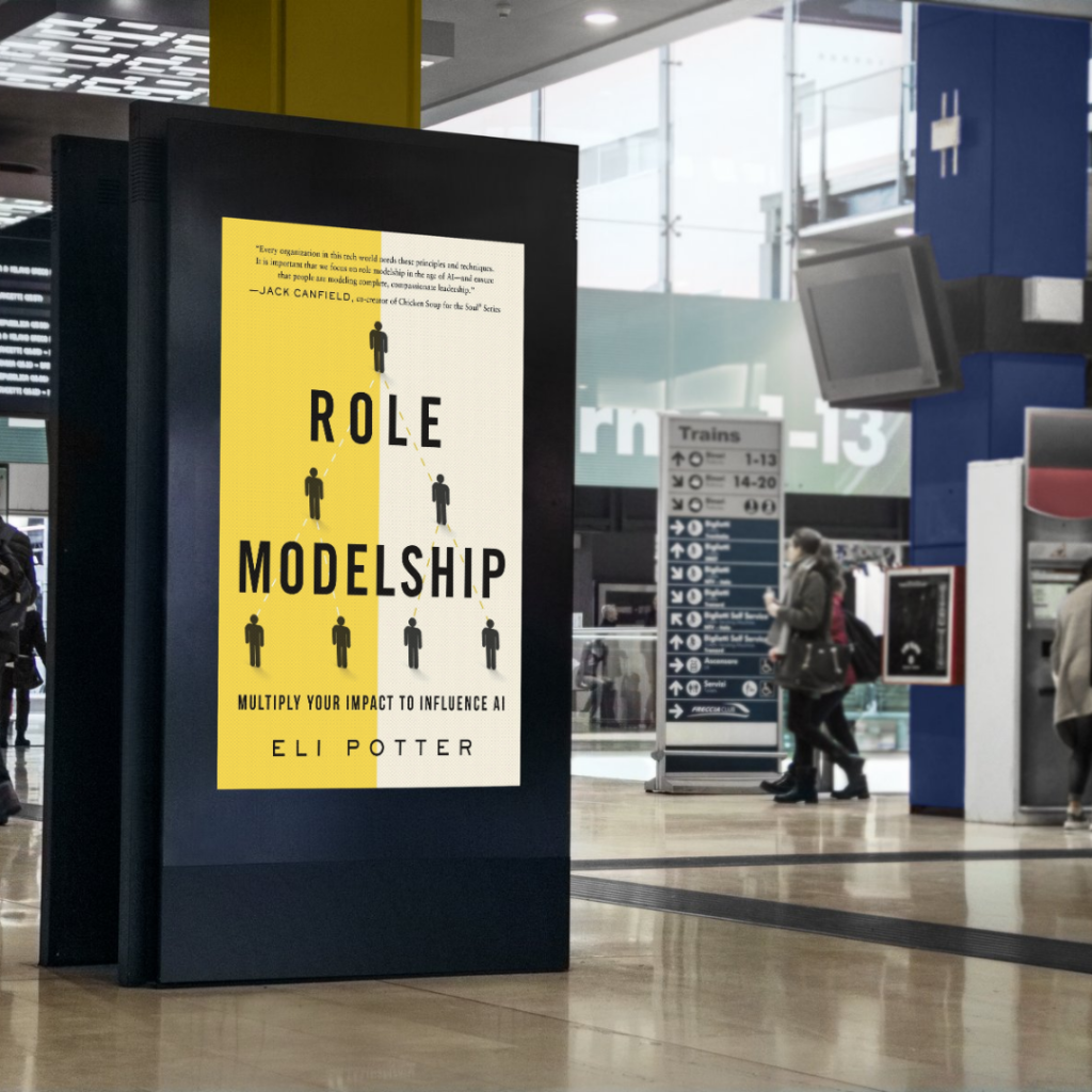 Role Modelship Book Cover: Multiply Your Impact to Influence AI, by Eli Potter, published by Greenleaf, quote by Jack Canfield, Chicken Soup for the Soul, The Success Principles, New York Times best seller
